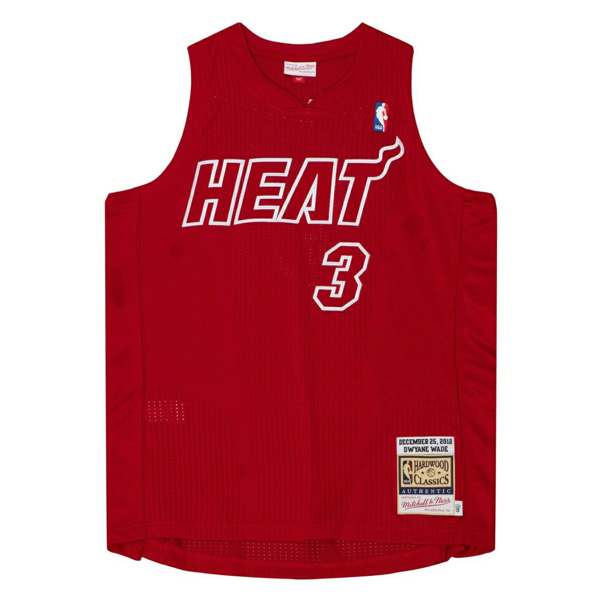 Dwyane Wade #3 Miami Heat 2012 Christmas Day Authentic NBA Jersey Red - Taass outlet