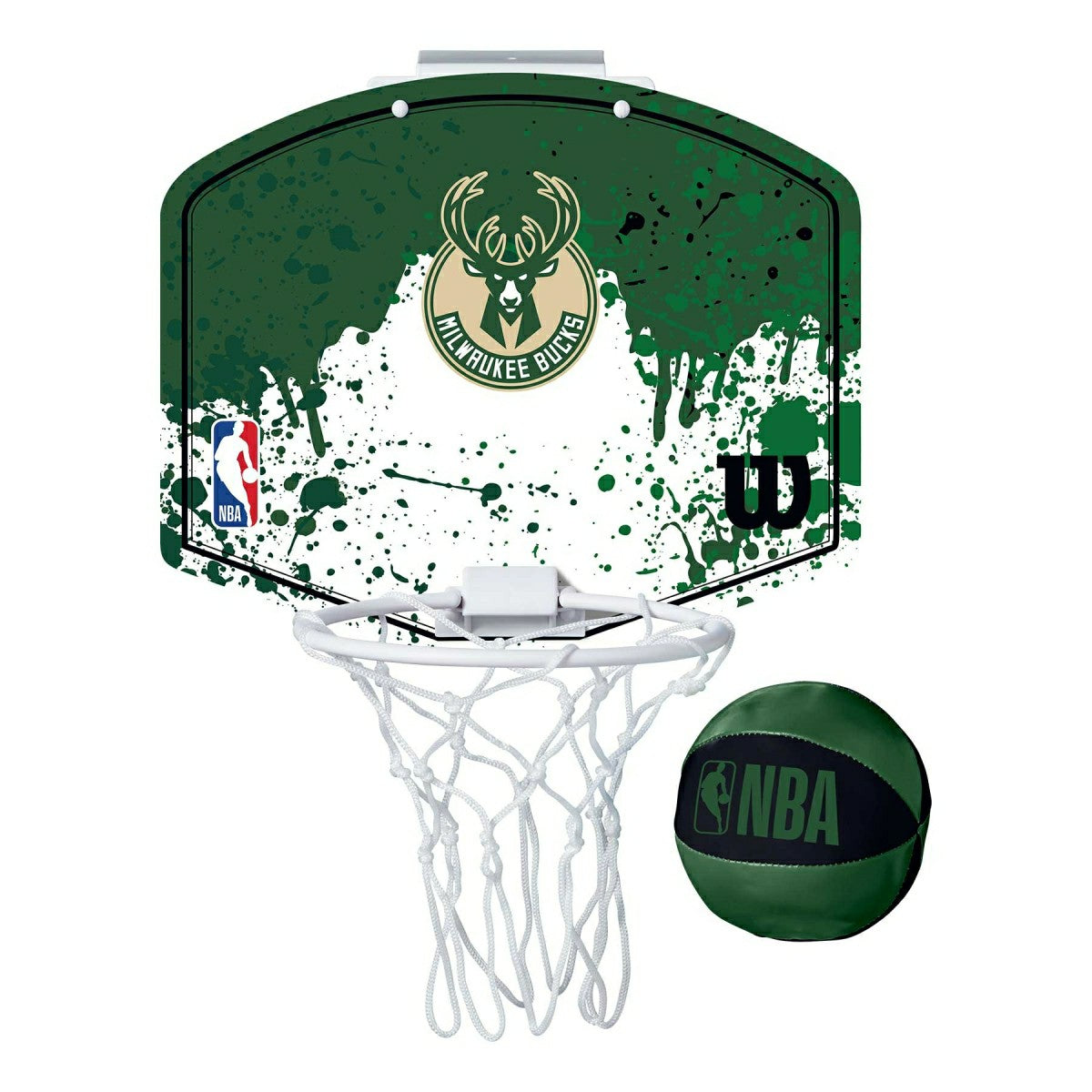 Milwaukee Bucks Wilson DRV NBA Mini Hoop Set - Taass Online