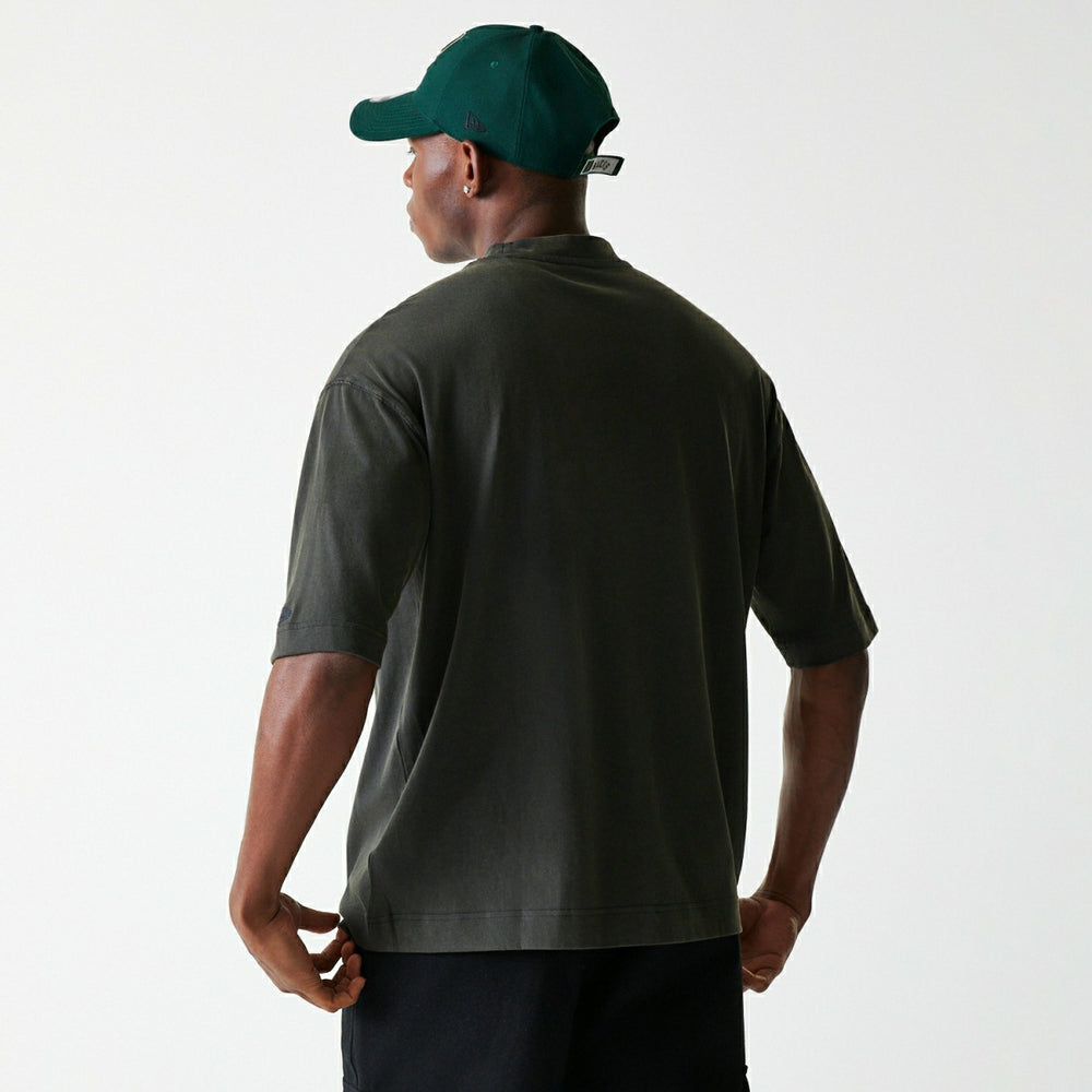 Milwaukee Bucks New Era Washed NBA T-Shirt Dark Gray - Taass discount