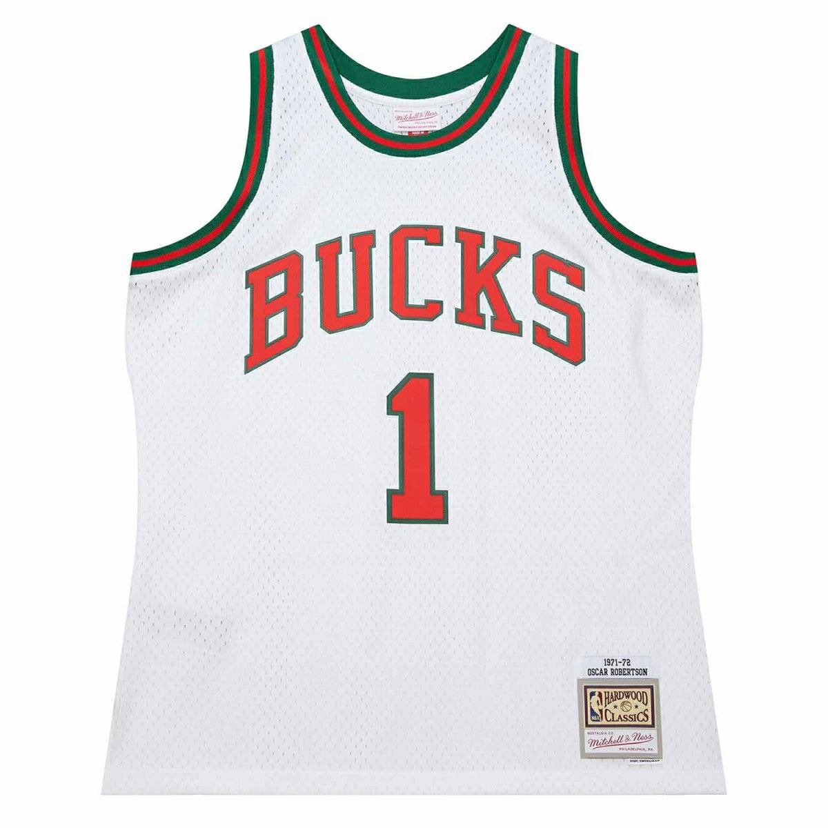Oscar Robertson #1 Milwaukee Bucks 1971 Swingman NBA Jersey White - Taass outlet