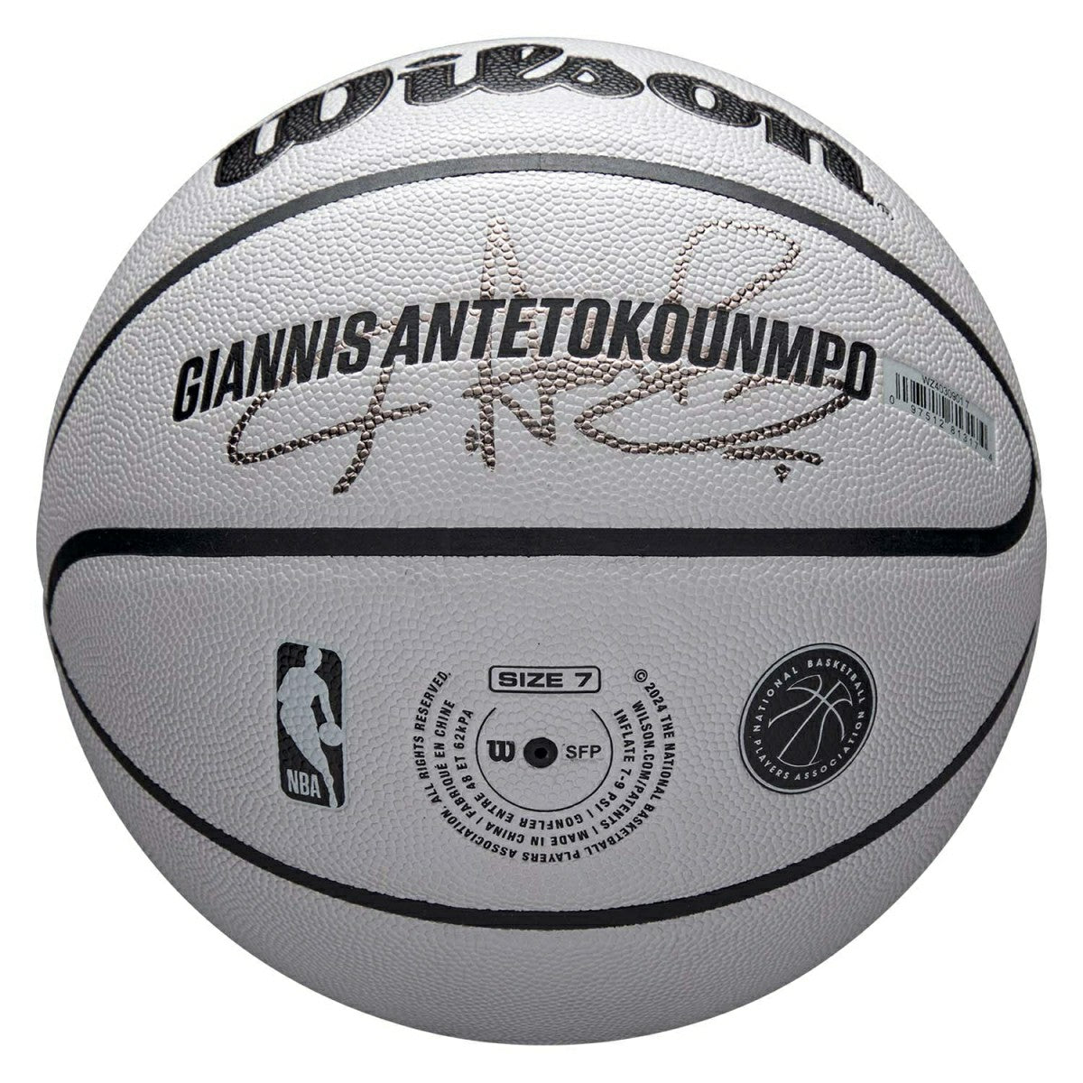 Giannis Antetokounmpo UV Player Icon NBA Basketball (Size 7) - Taass US