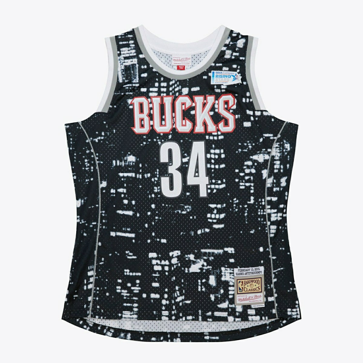 Giannis Antetokounmpo #34 2015 Rising Stars Mitchell & Ness Swingman NBA Jersey Black - Taass discount
