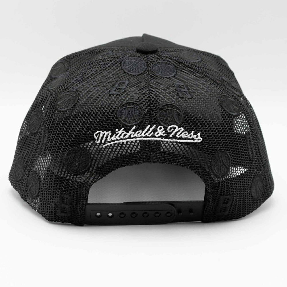 Milwaukee Bucks Mitchell & Ness Monogram NBA Trucker Cap Black - Taass discount