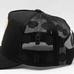 Milwaukee Bucks Mitchell & Ness Monogram NBA Trucker Cap Black - Taass discount