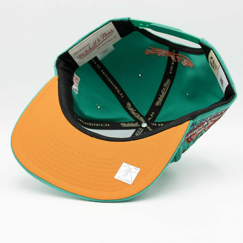 Milwaukee Bucks Desert Green All-Star Mitchell & Ness Snapback NBA Cap - Taass outlet