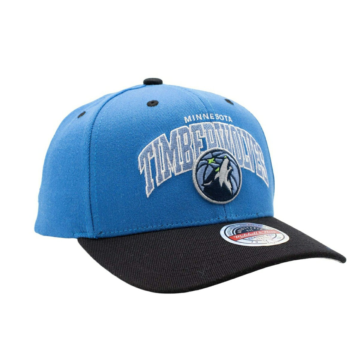 Minnesota Timberwolves Team Arch Classic Red Stretch-Snap NBA Cap Blue - Taass for sale