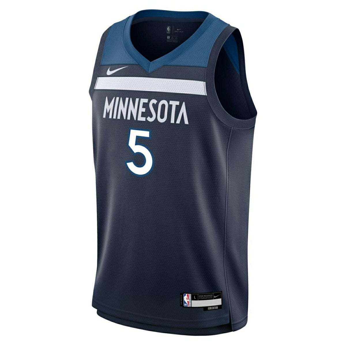 Anthony Edwards #5 Minnesota Timberwolves Swingman NBA Jersey Navy (YOUTH) - Taass Online