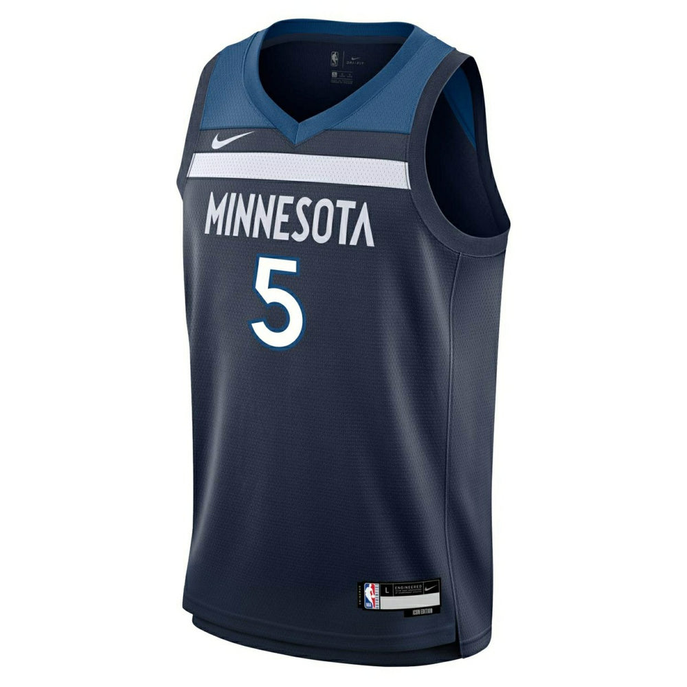 Anthony Edwards #5 Minnesota Timberwolves Swingman NBA Jersey Navy (YOUTH) - Taass Online