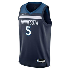 Anthony Edwards #5 Minnesota Timberwolves Swingman NBA Jersey Navy (YOUTH) - Taass Online