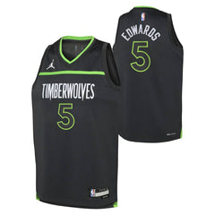 Anthony Edwards #5 Minnesota Timberwolves Swingman NBA Jersey Dark Gray (YOUTH) - Taass discount