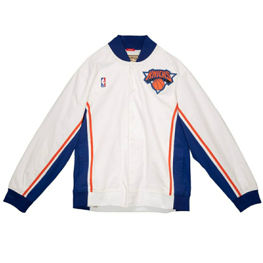 New York Knicks 1993-94 Authentic Warm Up NBA Jacket White - Taass on sale