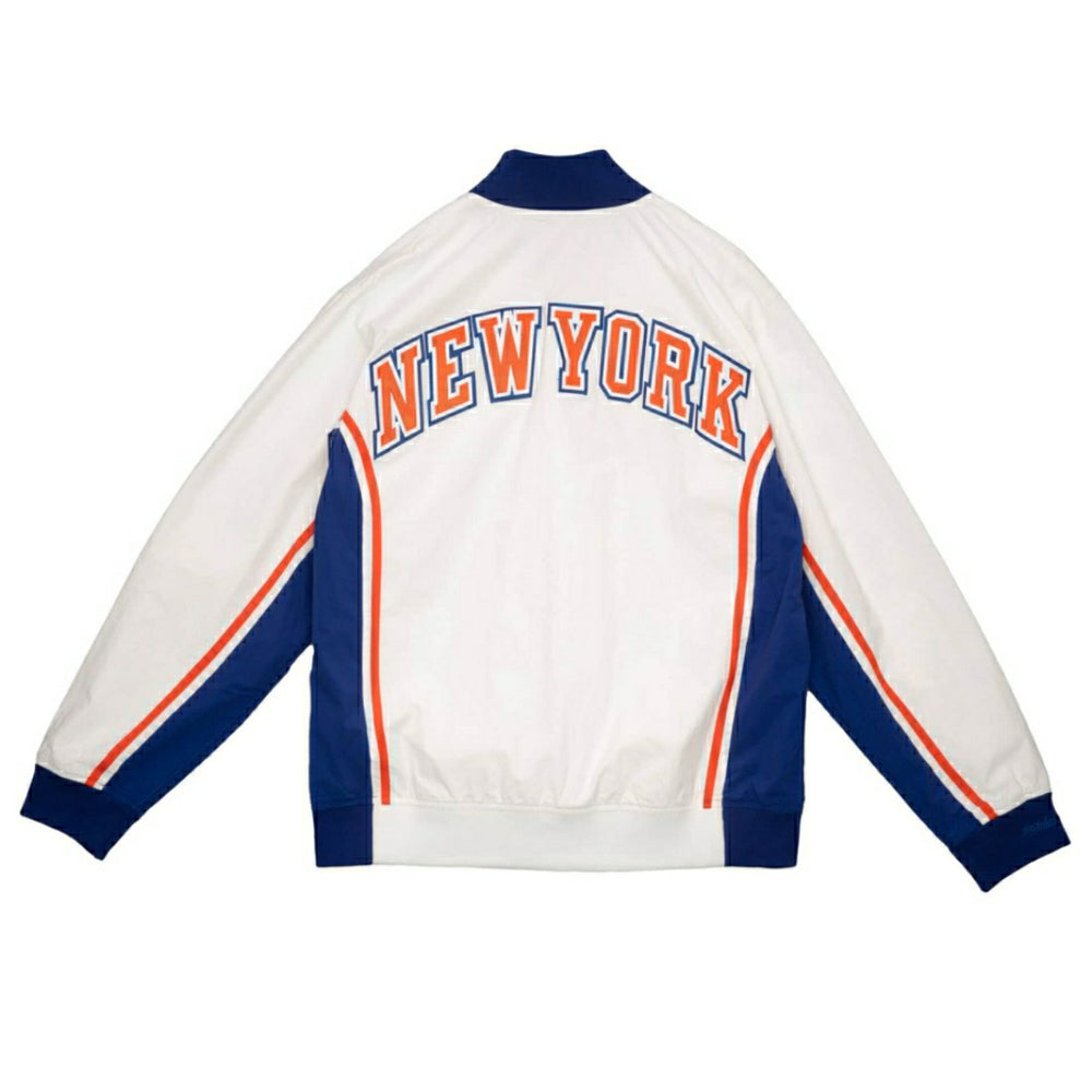 New York Knicks 1993-94 Authentic Warm Up NBA Jacket White - Taass on sale