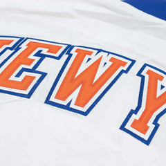 New York Knicks 1993-94 Authentic Warm Up NBA Jacket White - Taass on sale