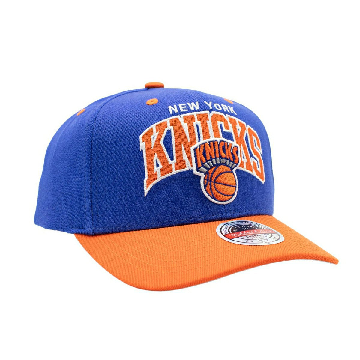 New York Knicks Team Arch Classic Red Stretch-Snap NBA Cap Blue - Taass discount