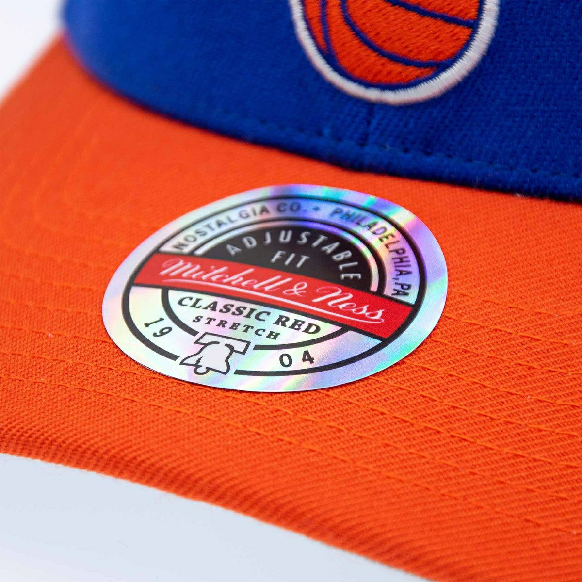 New York Knicks Team Arch Classic Red Stretch-Snap NBA Cap Blue - Taass discount