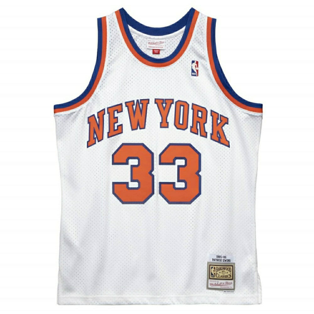 Patrick Ewing #33 New York Knicks 1985-86 Swingman NBA Jersey White - Taass discount