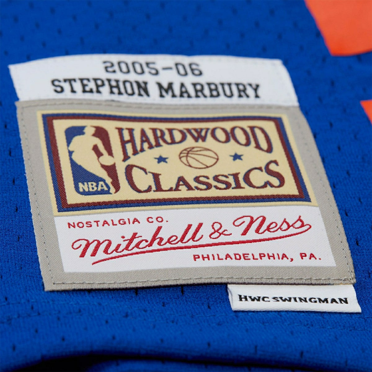 Stephon Marbury #3 New York Knicks 2005-06 Swingman NBA Jersey Blue - Taass for sale