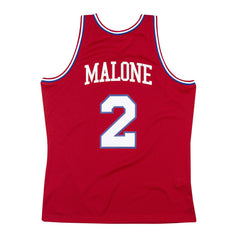 Moses Malone #2 Philadelphia 76ers 1982-83 Mitchell & Ness Swingman NBA Jersey Red - Taass discount