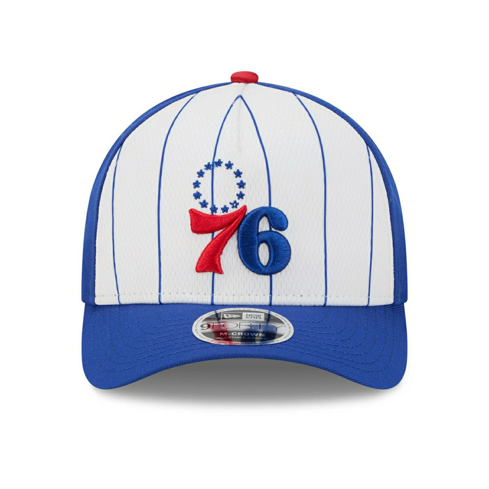 Philadelphia 76ers 2025-26 NBA Tip-Off 9FORTY M-Crown A-Frame Snapback Cap - Taass on sale