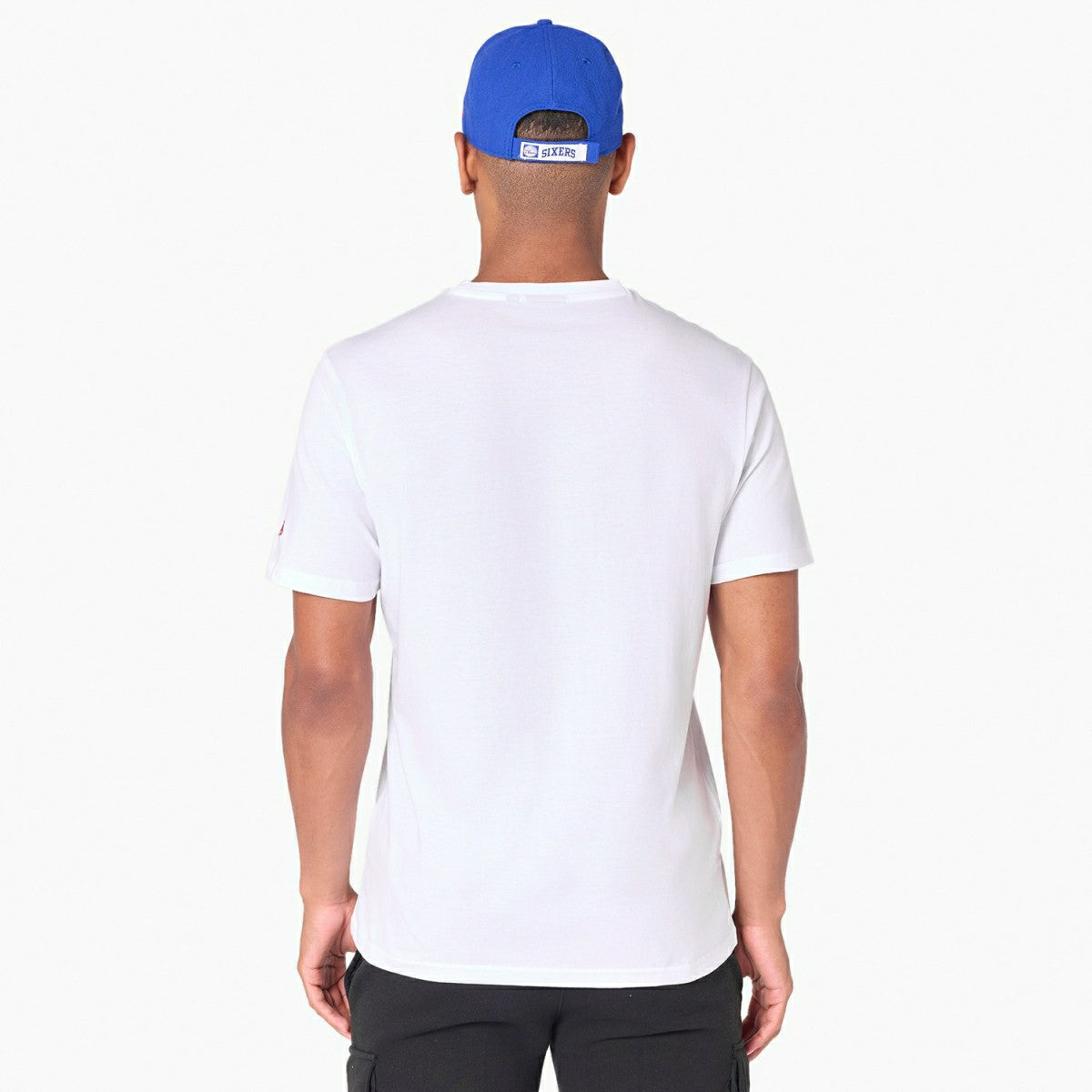 Philadelphia 76ers Team Logo New Era NBA T-Shirt White - Taass US