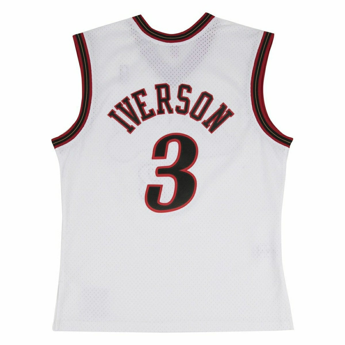 Allen Iverson #3 Philadelphia 76ers 2000-01 Mitchell & Ness Swingman NBA Jersey White - Taass for sale