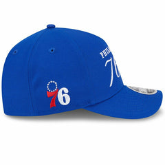 Philadelphia 76ers 2025 NBA Draft 9FORTY M-Crown A-Frame Snapback Cap Blue - Taass US