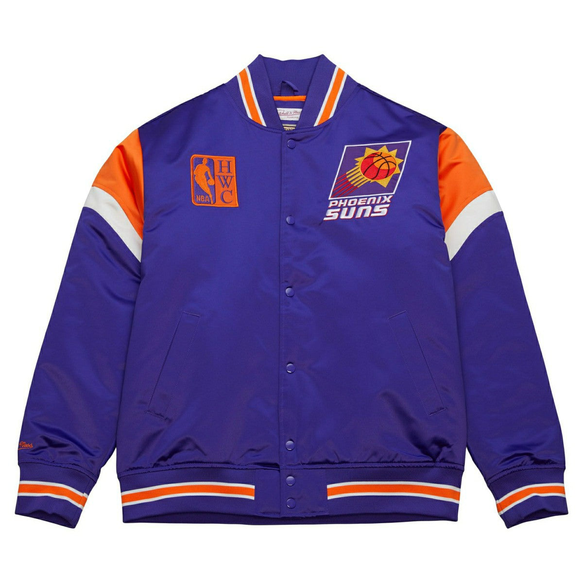 Phoenix Suns Mitchell & Ness Heavyweight Satin NBA Jacket - Taass US