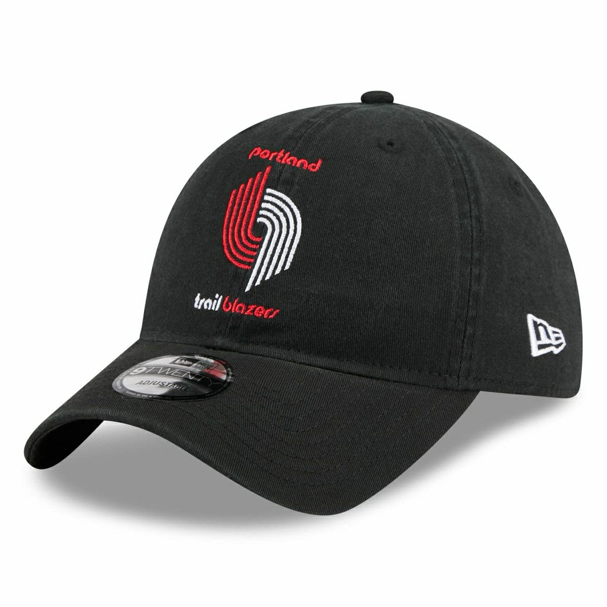 Portland Trail Blazers Hardwood Classics 9TWENTY Adjustable Cap Black - Taass US