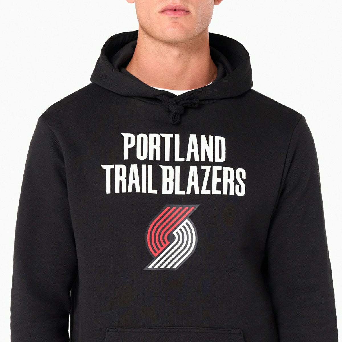 Portland Trail Blazers Team Logo New Era Hoodie NBA Sweatshirt - Taass sale