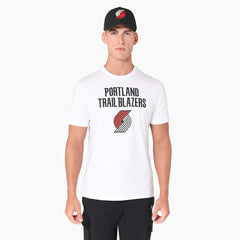 Portland Trail Blazers Team Logo New Era NBA T-Shirt - Taass for sale