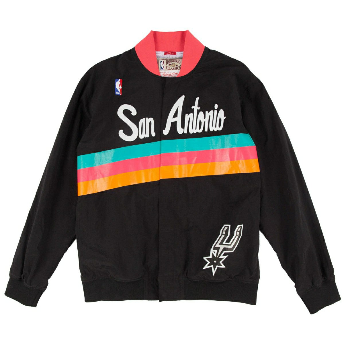 San Antonio Spurs 1994-95 Authentic Warm Up NBA Jacket Black - Taass discount
