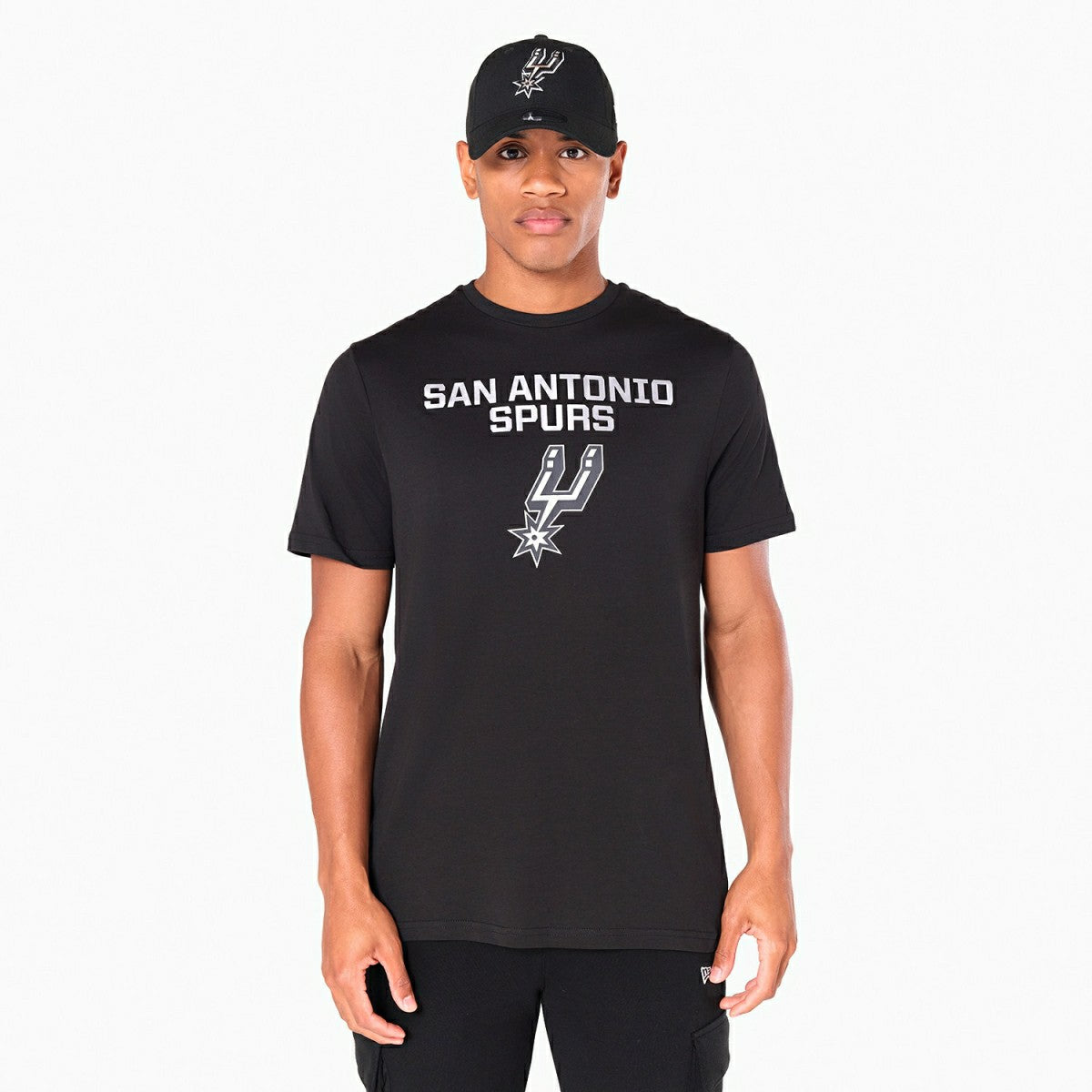 San Antonio Spurs Team Logo New Era NBA T-Shirt - Taass for sale