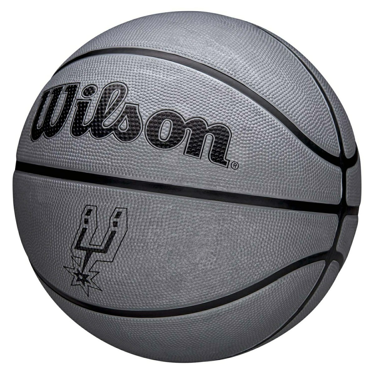 San Antonio Spurs Solid Wilson NBA Basketball Silver (Size 5) - Taass outlet
