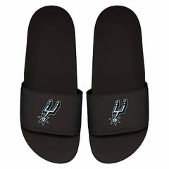 San Antonio Spurs Primary Logo ISlide NBA Gel Slides Black - Taass for sale