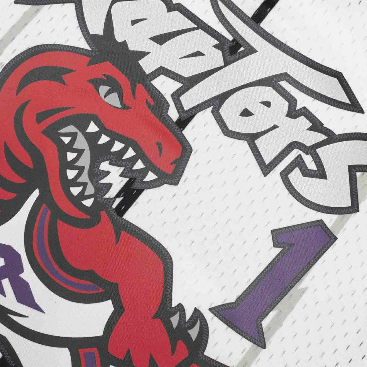 Tracy McGrady #1 Toronto Raptors 1998-99 Mitchell & Ness Swingman NBA Jersey White - Taass Online