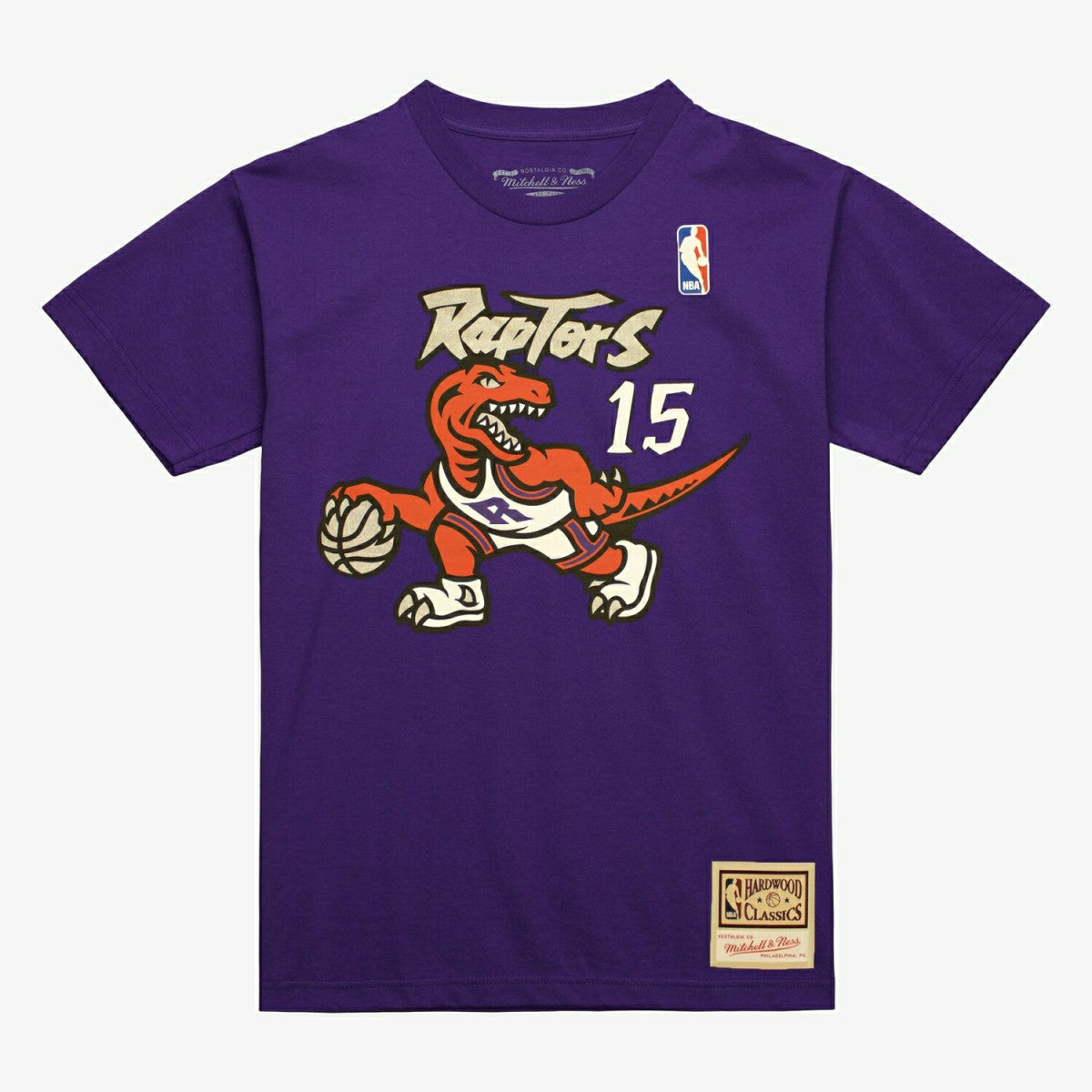 Vince Carter #15 Toronto Raptors Mitchell & Ness NBA T-Shirt Purple - Taass discount