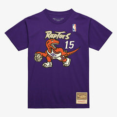 Vince Carter #15 Toronto Raptors Mitchell & Ness NBA T-Shirt Purple - Taass discount