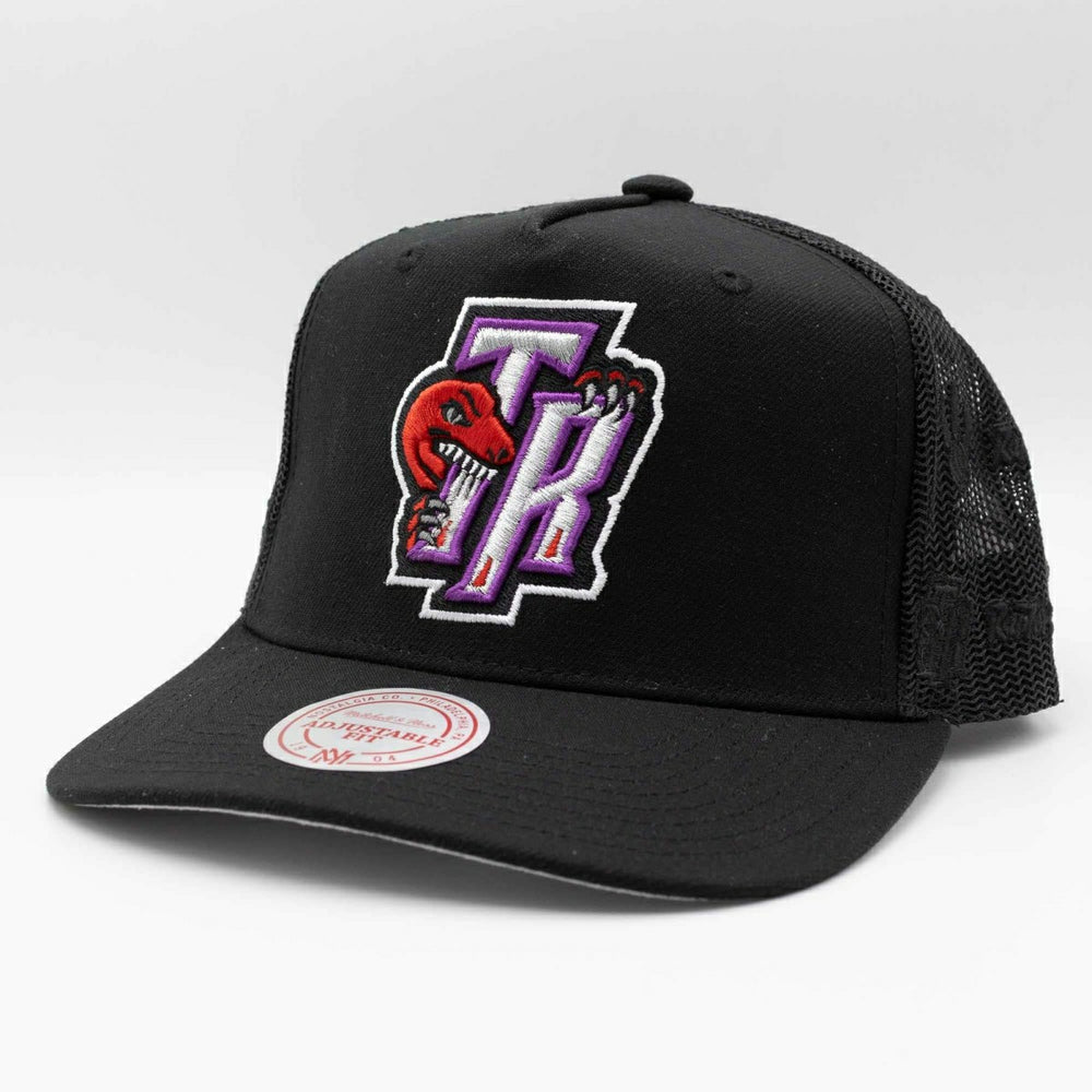 Toronto Raptors Mitchell & Ness Monogram NBA Trucker Cap Black - Taass outlet