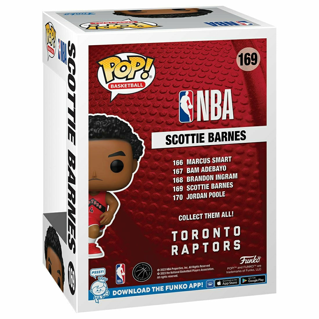 Funko POP! #169 Scottie Barnes Toronto Raptors Vinyl NBA Figure - Taass on sale