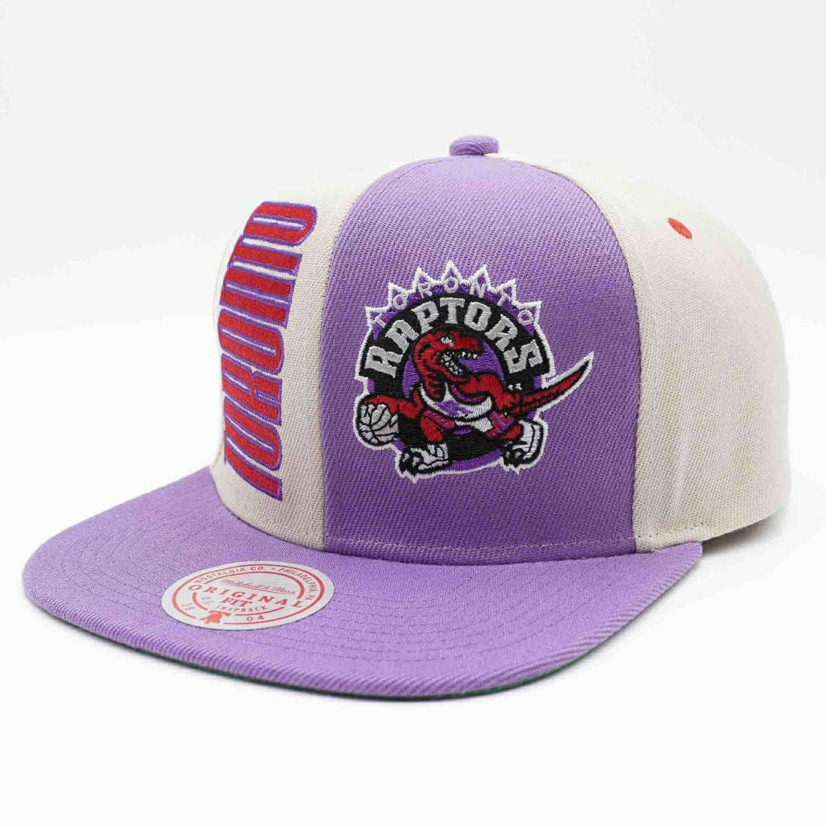 Toronto Raptors Pop Panel Mitchell & Ness Snapback NBA Cap - Taass discount