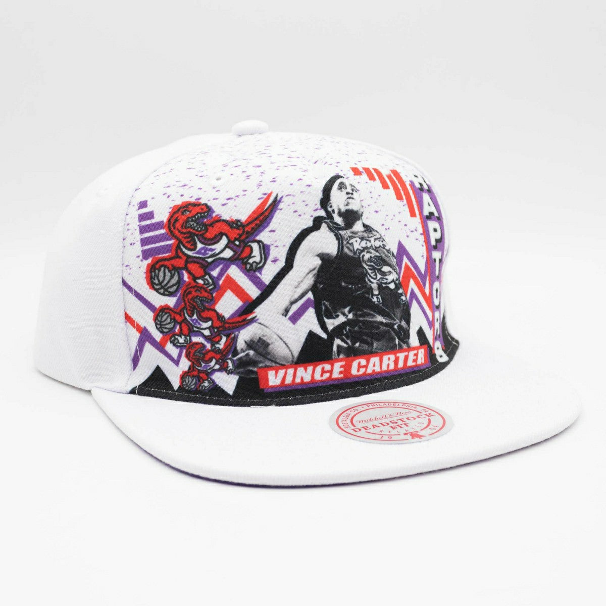 Toronto Raptors Vince Carter 90s Playa Mitchell & Ness Deadstock Snapback Cap - Taass US