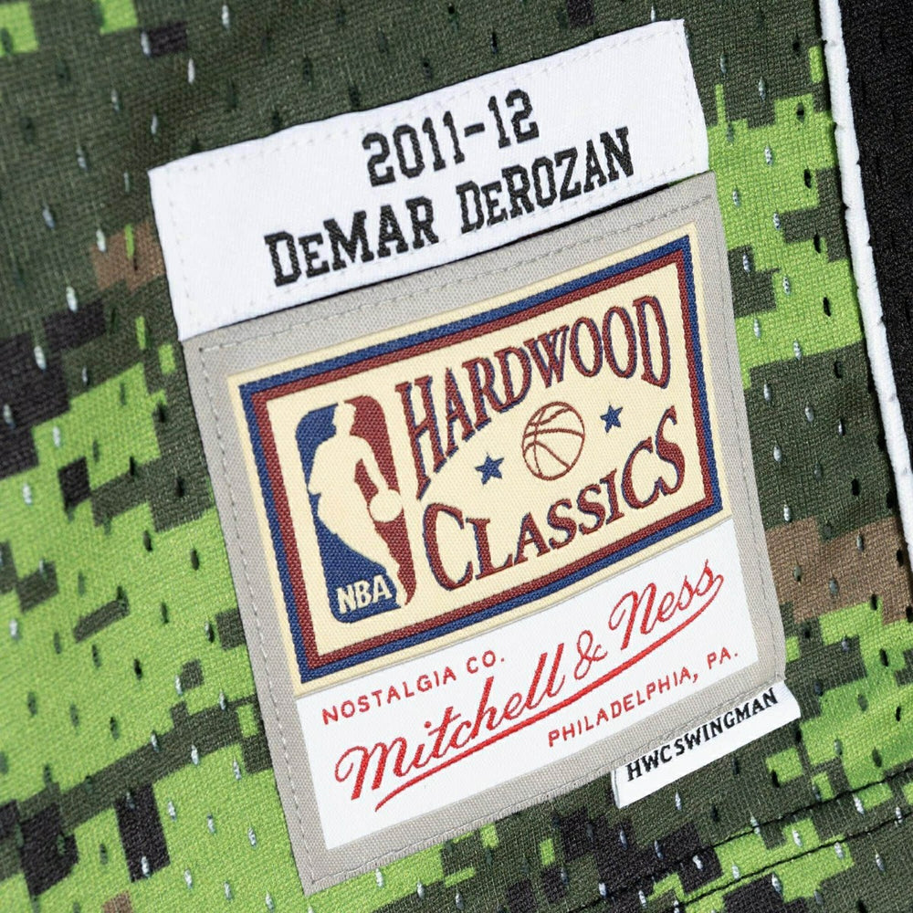 DeMar DeRozan #10 Toronto Raptors 2011-12 Mitchell & Ness Swingman NBA Jersey Camo - Taass discount