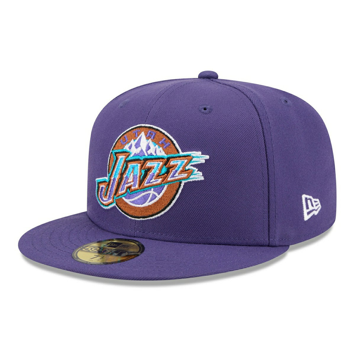 Utah Jazz 1979-1996 Hardwood Classics 59FIFTY Fitted Cap Purple - Taass sale