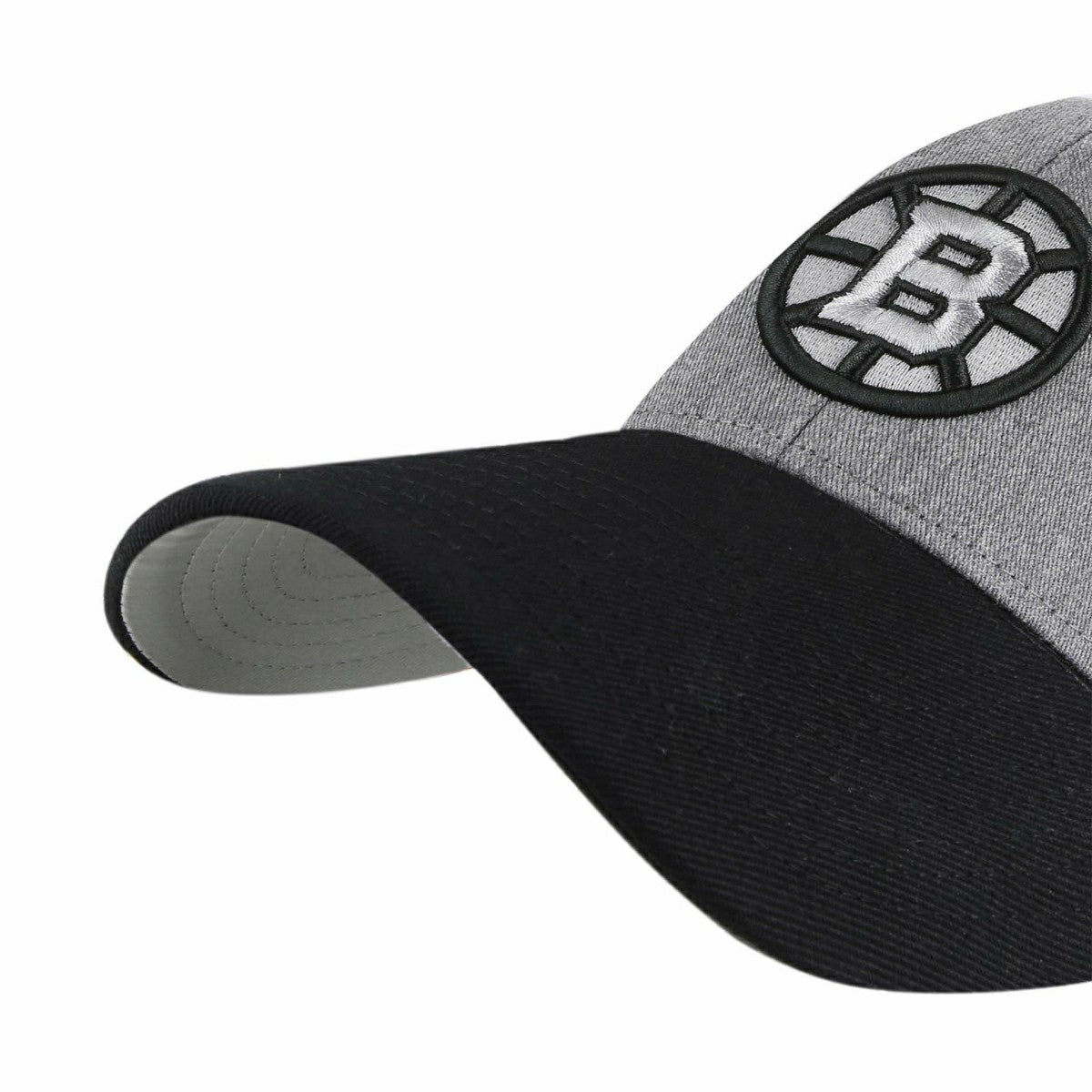 Boston Bruins '47 MVP Granite Adjustable NHL Cap Charcoal - Taass Online