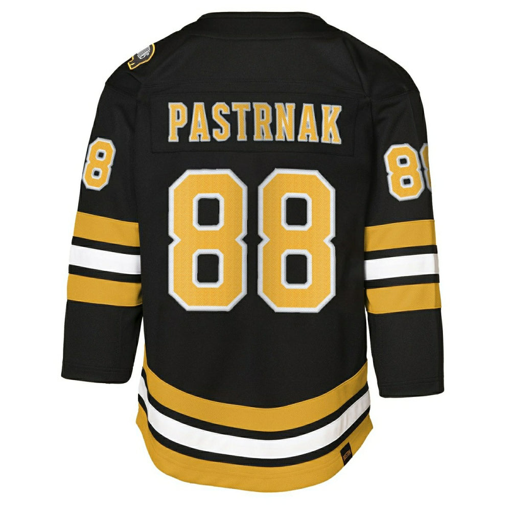 David Pastrnak #88 Boston Bruins Premier NHL Jersey Black (YOUTH) - Taass US