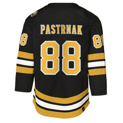 David Pastrnak #88 Boston Bruins Premier NHL Jersey Black (YOUTH) - Taass US