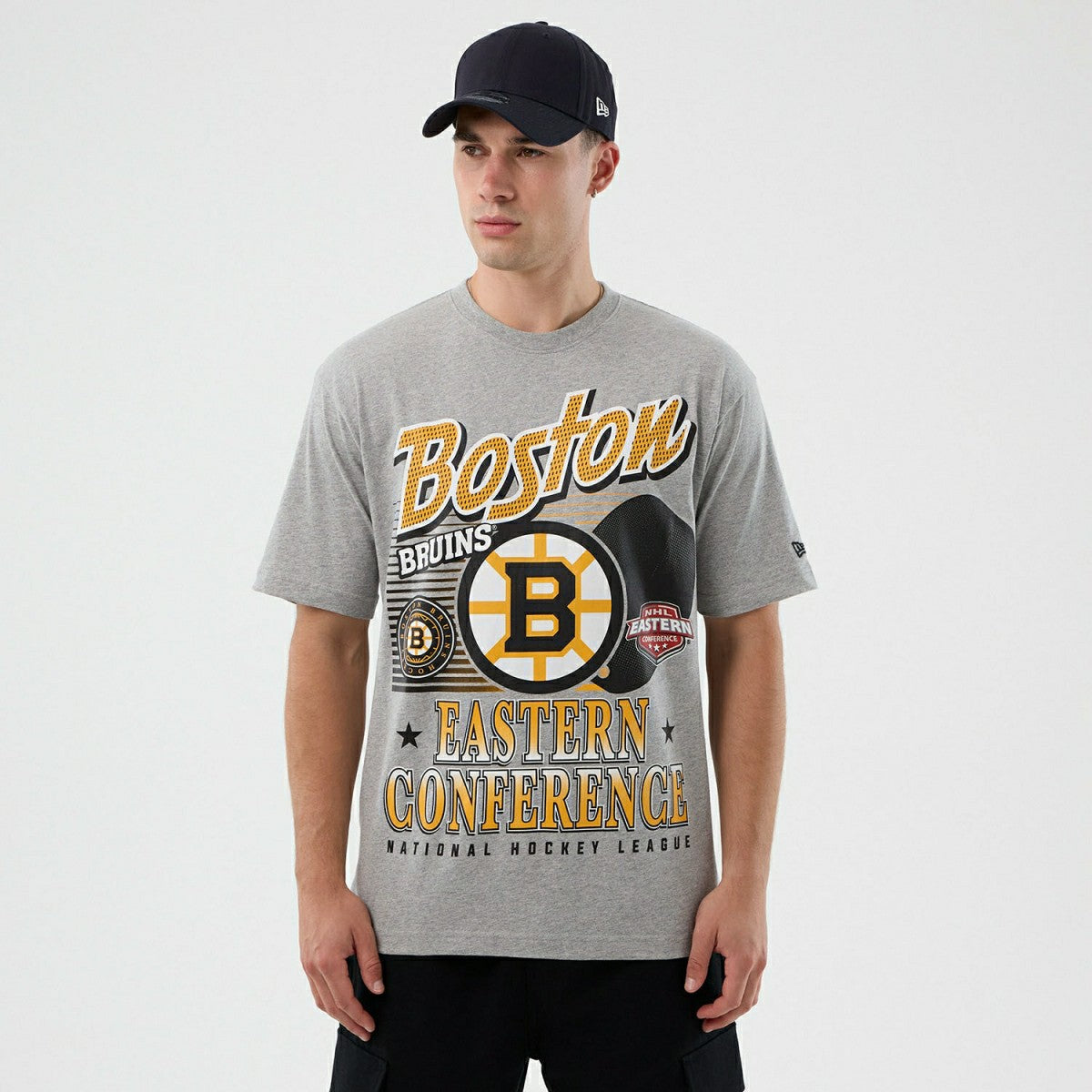 Boston Bruins Sport Classics Oversized NHL T-Shirt Gray - Taass sale