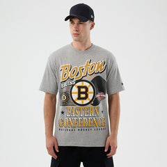 Boston Bruins Sport Classics Oversized NHL T-Shirt Gray - Taass sale