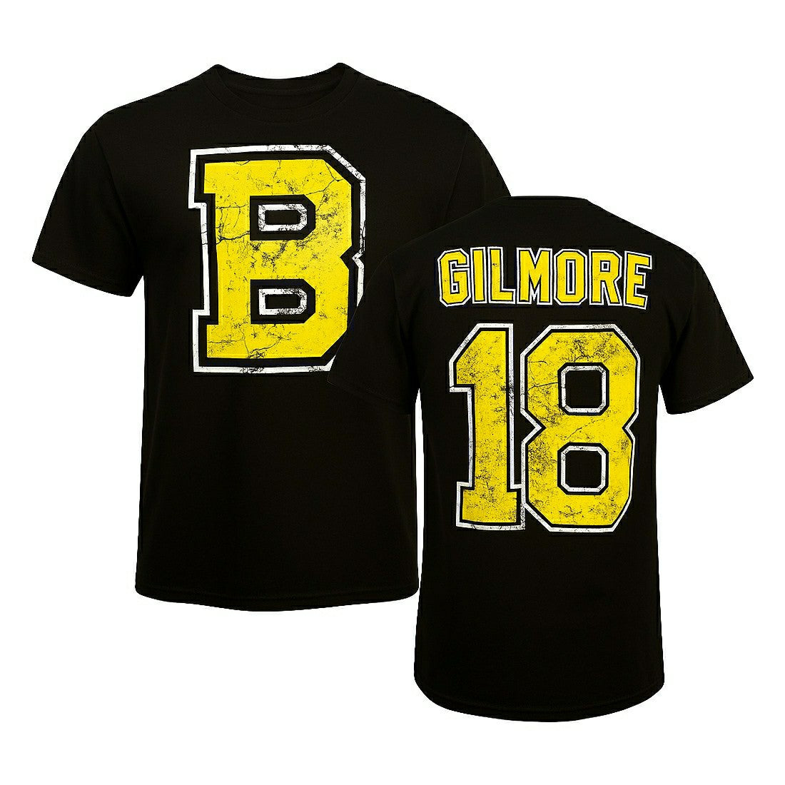 Happy Gilmore #18 Boston T-Shirt Black - Taass on sale