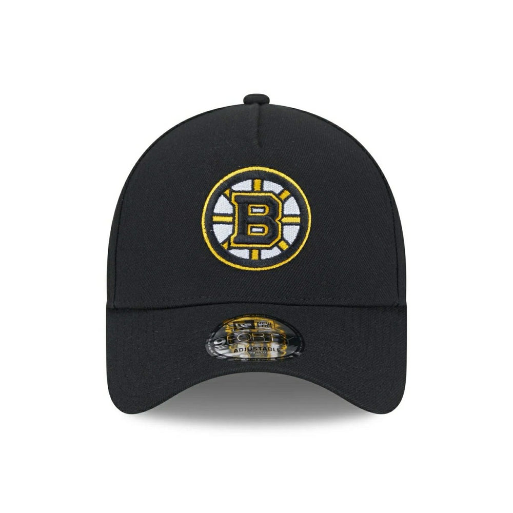 Boston Bruins New Era 9FORTY A-Frame Trucker NHL Cap Black - Taass discount
